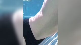 Moisa Robert was on a trip to the pool outside, outdoors, so he asked for an aquatic