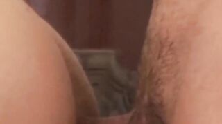 Pounding his ass from the back while he sucks a juicy cock