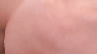 Skinny athletic amateur is jerking off his cock on camera
