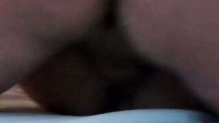Some hardcore anal bareback with two gay hairy bears
