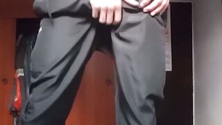 Tattooed amateur Latino jerks off himself until cumshot