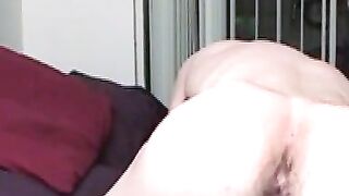 Horny Darrell takes out his cock from his pants