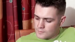 Chainsmoker Welsey sucks both Cain and Bryce and gets fucked