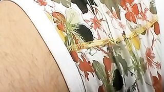 Solo twink amateur Kyle Valasek jizzes in his underwear