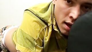 Solo twink amateur Kyle Valasek jizzes in his underwear