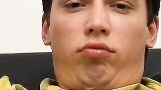 Solo twink amateur Kyle Valasek jizzes in his underwear