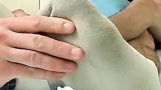 Jocks massage their feet before roughly banging their asses