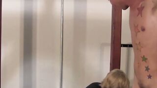 Slender twink tied up for hardcore BDSM and erotic torment