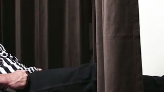 Muscular masked hunk foot worshiped and toe sucked