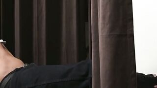Muscular masked hunk foot worshiped and toe sucked