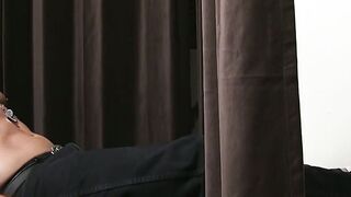 Muscular masked hunk foot worshiped and toe sucked