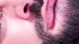 Hairy spanish Excelsior found pleasure as he stroked his gigantic dick