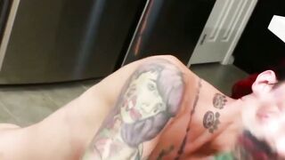 Stunning Chelsea Marie swallows cock after TS seduction