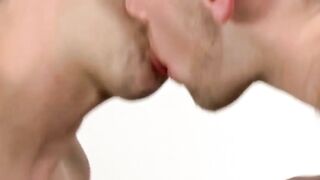Anal sex combined with hot hairy anus rimjobs in threeway