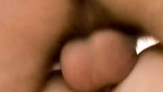 Anal sex combined with hot hairy anus rimjobs in threeway