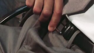 Suit daddy Jean Franko tied up horny hunk for hard pounding