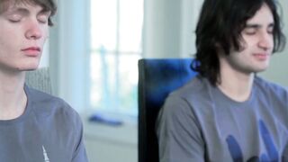 Spikey Dee and Elias Cash shoots their warm cream before college