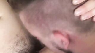 Athletic stud Christian Blue anal pounded after rimjob