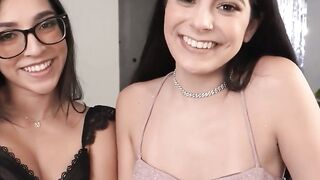 Angel Gostosa says,  It's a NUDE Years Party! Get Naked Stepbro!