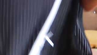 Voluptuous Euro girl Victoria White toys pussy in stockings