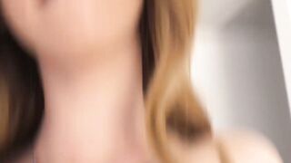 Teen babe Stella Cox gets pussy drilled and face sprayed