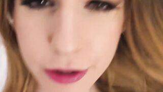 Teen babe Stella Cox gets pussy drilled and face sprayed