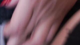 Pretty Euro street babe picked up and fed with cum in POV