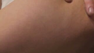 Naughty eurobabe in lingerie doggystyle fucked by inked stud