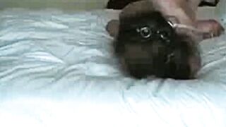 Hogtied and flogged with swatter