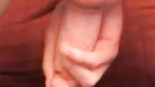 Brayden Stone jerks off his dick before cumming