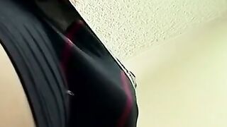 Joey Steels fills up his undies with cum after masturbation