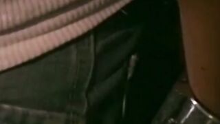 Tattooed man in uniform cant release himself from chains
