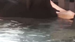 Gays after hot pool kissing leads to doggystyle