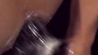Muscular stud fist fucks himself and masturbates for cum