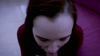 Redhead April Reid getting pounded bz her stepbros huge dick