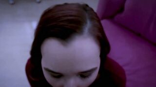Redhead April Reid getting pounded bz her stepbros huge dick