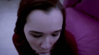 Redhead April Reid getting pounded bz her stepbros huge dick