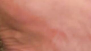 Mature hairy man masturbates after an interview and cums