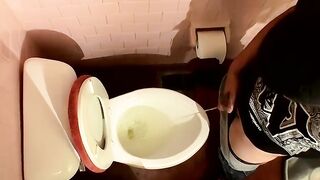 Guys came in and out of the bathroom to empty their bladders