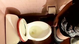 Guys came in and out of the bathroom to empty their bladders