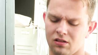Handsome boy Timothy Drake fucked hard by thick daddy cock