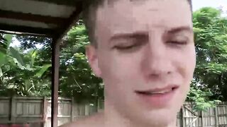Insatiable muscle beast ravishes outskirts Outdoor Ranch Rampage