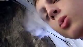 Smoking and Horny Twinks Unleash Their Anal Sex Frenzy After Brutal Cock Wanking