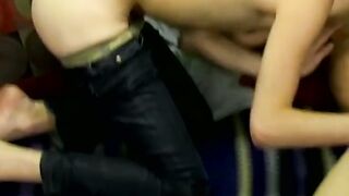 Unstoppable Orgasm Fit Young Buck Takes Brutal Blowjob and Anal Beating