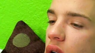 Unstoppable Orgasm Fit Young Buck Takes Brutal Blowjob and Anal Beating