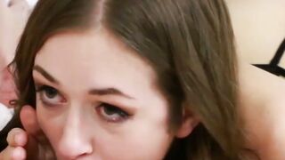 Shemale Chelsea Marie Unleashes Fierce Orgasm after Sensual Blowjob Session