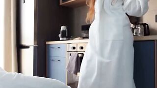 Consumed by Incestuous Desires A Succulent Stepsister Surrenders to Unholy Lust in a Soaking Wet Bathrobe