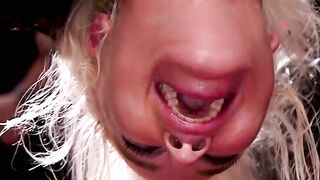 Anal Domination MILF and Teen Slavettes Brutalized at Sadistic BDSM Orgy
