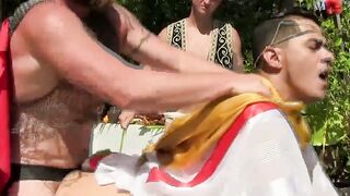Unbridled Passion Mature Titans Unite for a Wild Bareback Rendezvous