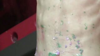 Searing Punishment Inked White Slave Suffers Scorching Hot Wax markings